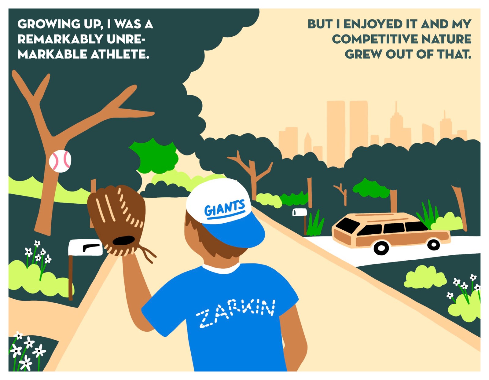 Illustration: &ldquo;Growing up, I was a remarkably unremarkable athlete&rdquo;