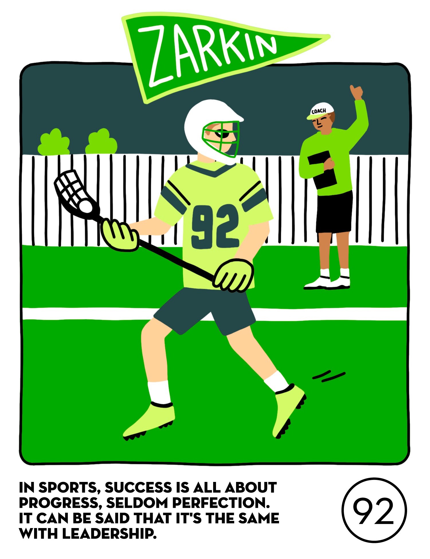 Illustration: &ldquo;In sports, success is all about progress, seldom perfection&rdquo;