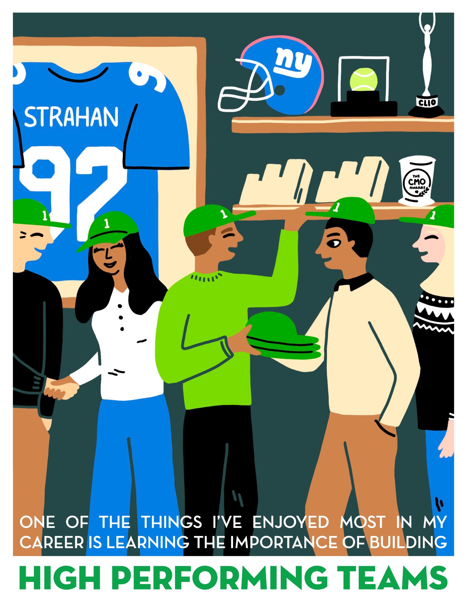 Illustration: &ldquo;Learning the importance of building high performing teams&rdquo;