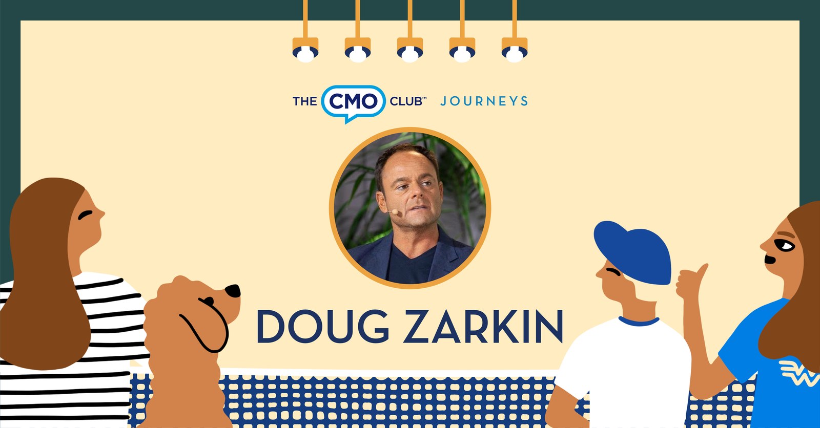 Illustrated title artwork for the Doug Zarkin Journeys profile